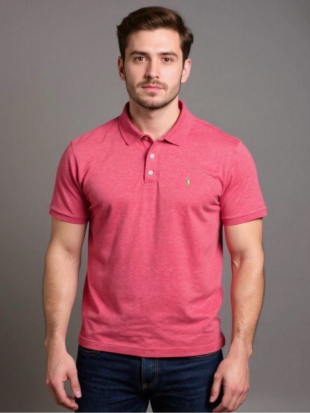 Polo by Ralph Lauren Men's Short-Sleeve Custom Slim Fit Size S